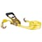 Keeper 27'X2" Ratchet Tie-Down, EZ Release, Yel, Dbl J-Hooks, 3,333Lbs WLL 4605 - alternate 2